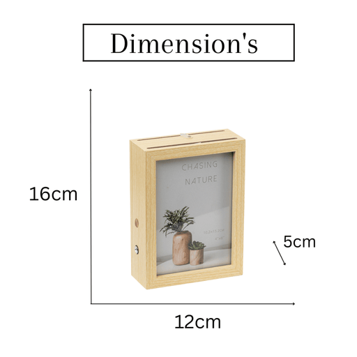 Photo Frames - Beige Double Sided LED Frame - eazy wagon