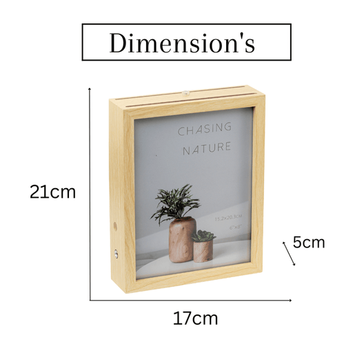 Photo Frames - Beige Double Sided LED Frame - eazy wagon