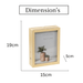 Photo Frames - Beige Double Sided LED Frame - eazy wagon