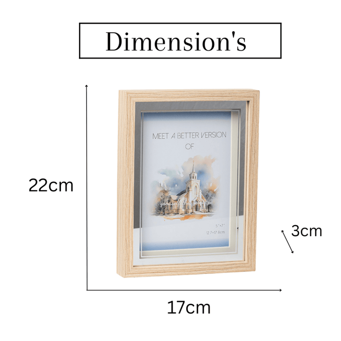 Photo Frames - Beige Silver With LED Light - eazy wagon