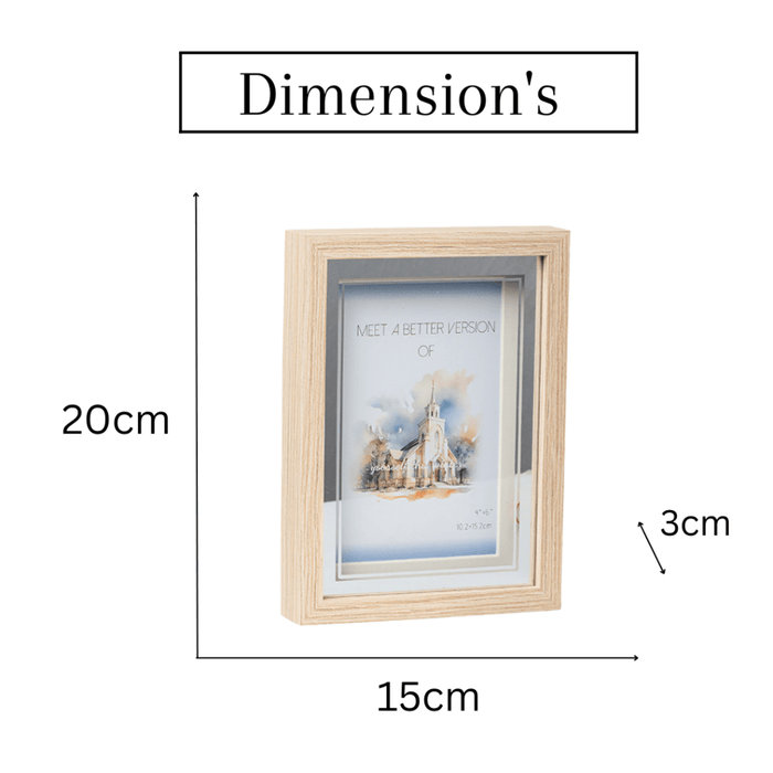 Photo Frames - Beige Silver With LED Light - eazy wagon
