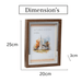 Photo Frames - Brown Silver With LED Light - eazy wagon
