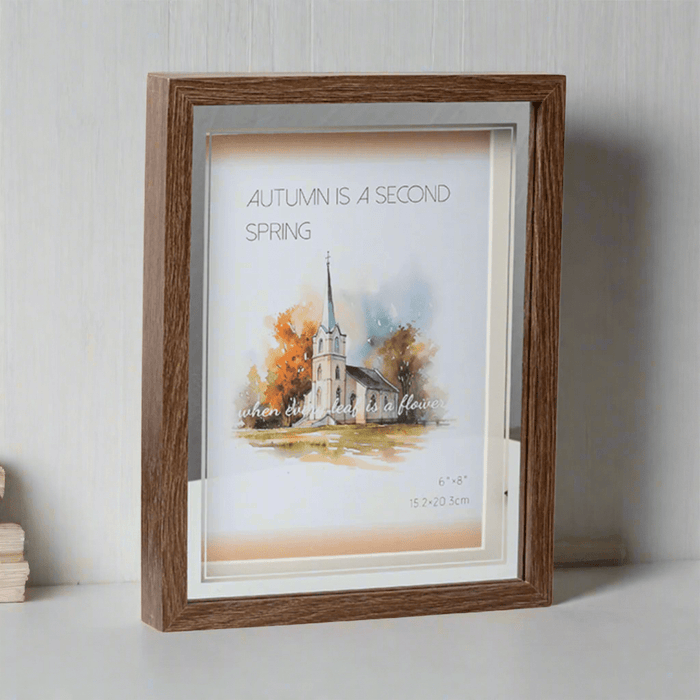 Photo Frames - Brown Silver With LED Light - eazy wagon