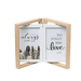 Photo Frames - Double Door Frame with Rotation - Beige - eazy wagon