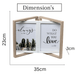 Photo Frames - Double Door Frame with Rotation - Grey - eazy wagon