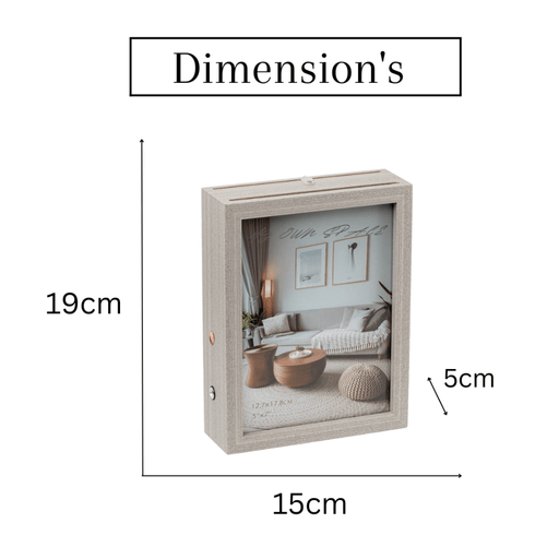 Photo Frames - Grey Double Sided LED Frame - eazy wagon