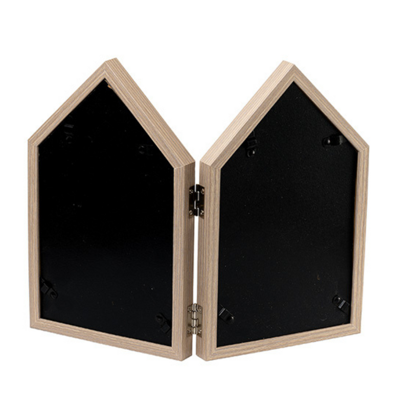 Photo Frames - Two House shape Brown