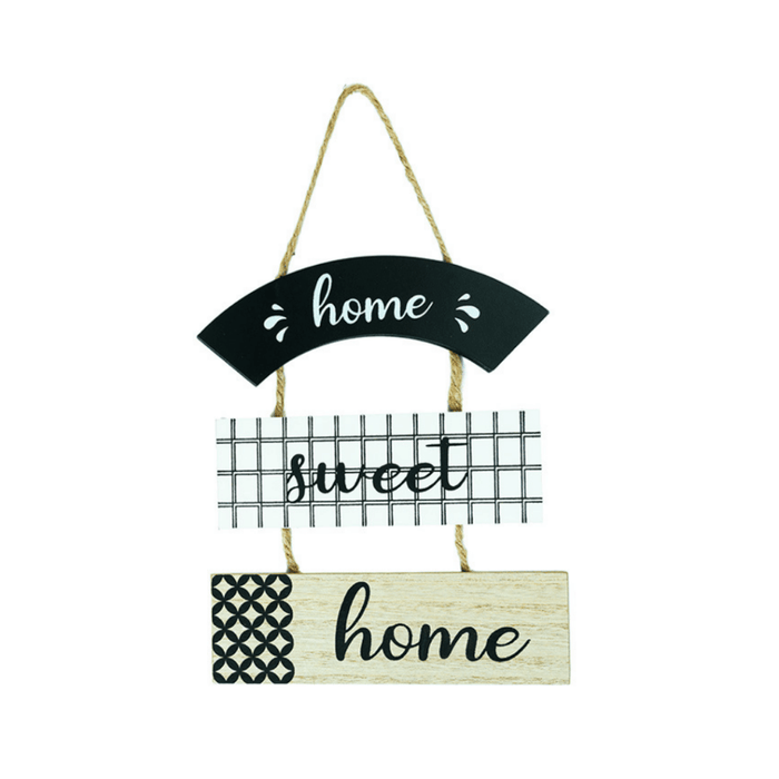 Positive Quotes Wall Hanging - Home Sweet Home - eazy wagon