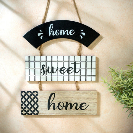 Positive Quotes Wall Hanging - Home Sweet Home - eazy wagon
