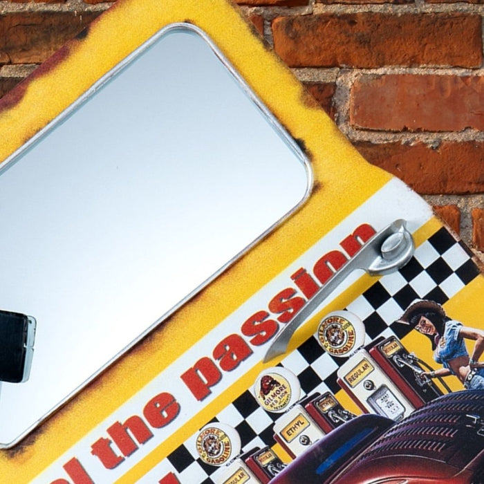Retro Car Door Mirror - Retro Racing Garage Car Door - eazy wagon