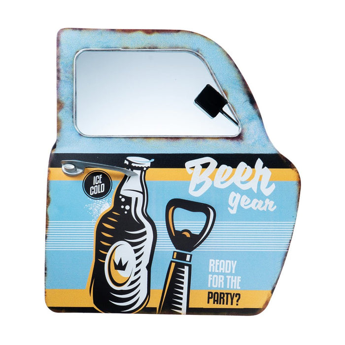 Retro Car Door Mirror - Vintage Beer Gear Car Door - eazy wagon