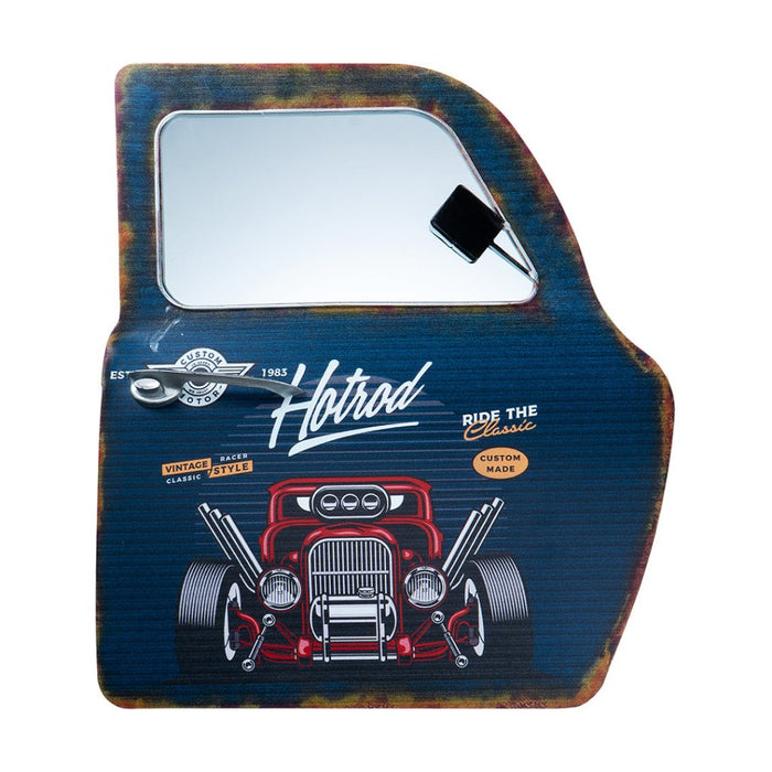 Retro Car Door Mirror - Vintage Hotrod Garage Car Door - eazy wagon