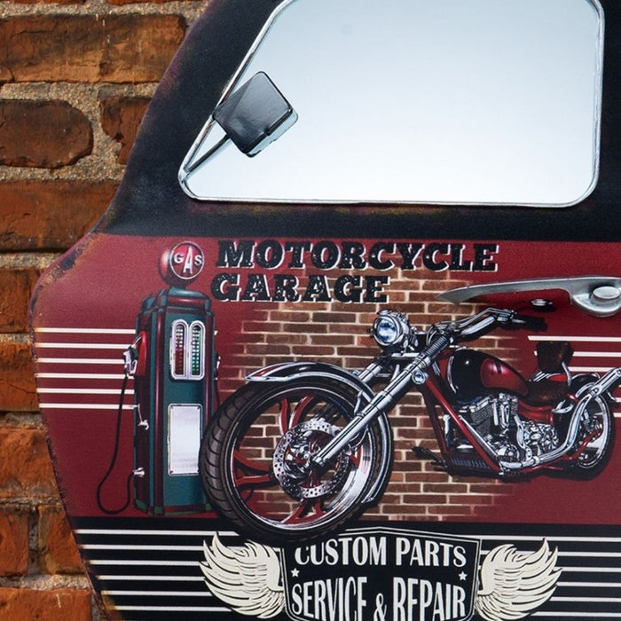 Retro Car Door Mirror - Vintage Motorcycle Garage Car Door - eazy wagon
