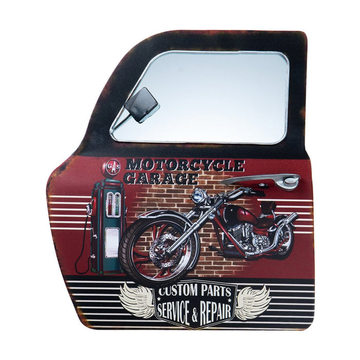 Retro Car Door Mirror - Vintage Motorcycle Garage Car Door - eazy wagon