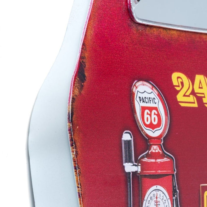Retro Car Door Mirror - Vintage Shell 24 Hours Fuel Station Car Door - eazy wagon