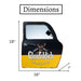 Retro Car Door Mirror - Vintage Whisky Car Door - eazy wagon