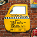 Retro Car Door With Mirror - Taxi - eazy wagon