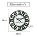 Retro MDF Clock - Love Dial - eazy wagon