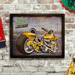 Retro Wall Frame - Motorcycle Chopper - eazy wagon