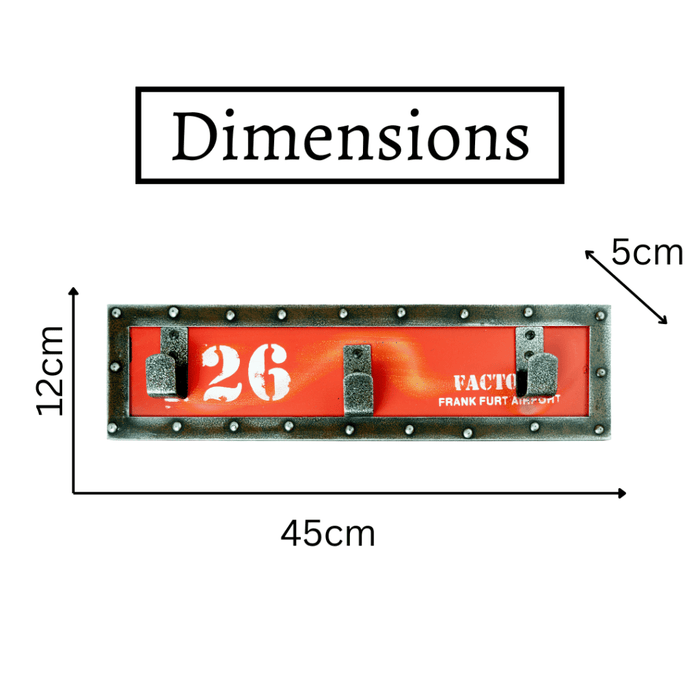 Retro Wooden Cloth Hanager - Red 26 - eazy wagon