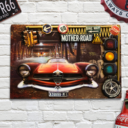 3D Retro Frame - Alfa Romeo