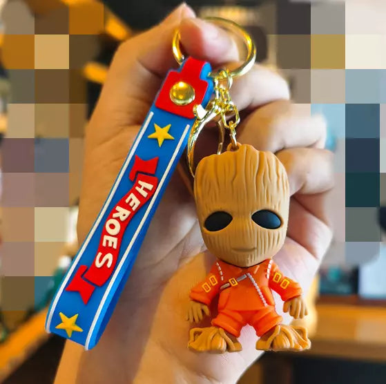 Fancy Silicon Keychains - The Guardians Of The Galaxy