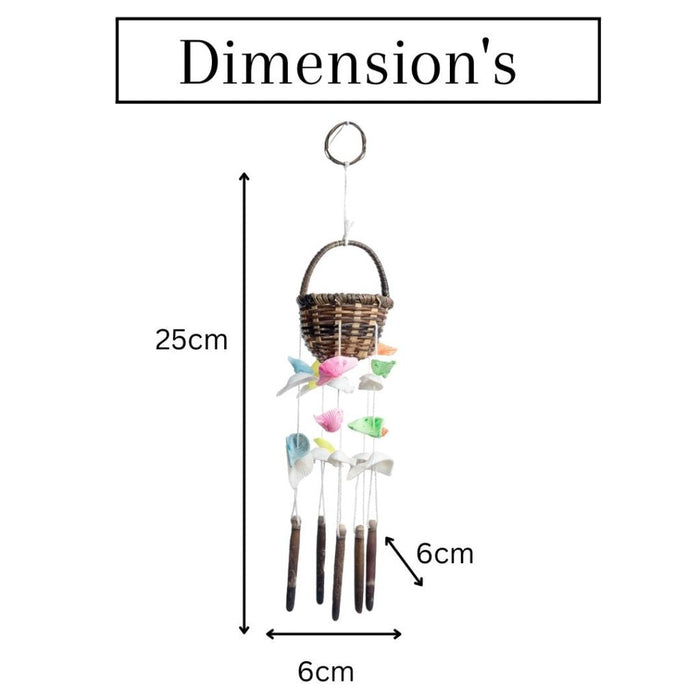 Seashells wall Hanging - Small Basket shell - eazy wagon