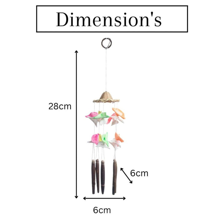 Seashells wall Hanging - Small Hat shell - eazy wagon