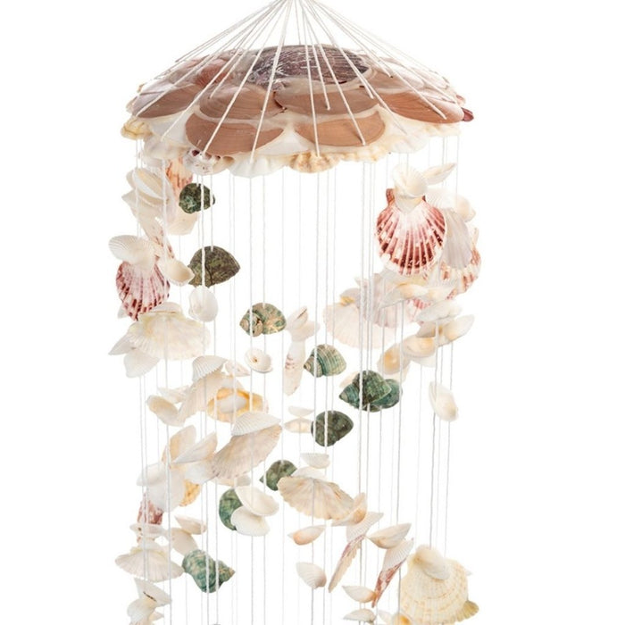 Seashells wall Hanging - White color 3.41ft - eazy wagon