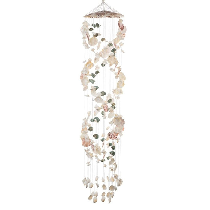Seashells wall Hanging - White color 3.41ft - eazy wagon