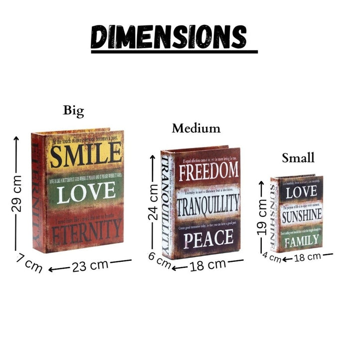 Storage Books - Smile love freedom - eazy wagon
