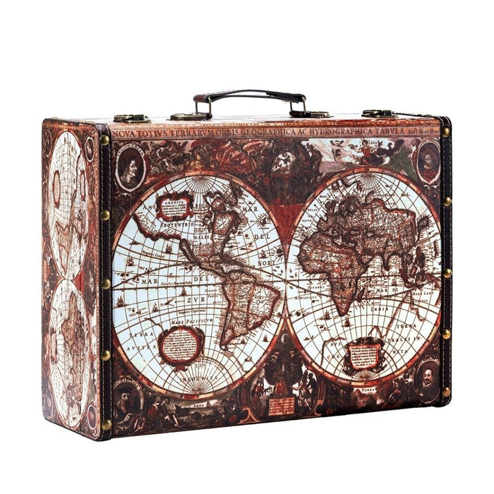 Storage Trunk Box – World Map Travel Design - eazy wagon