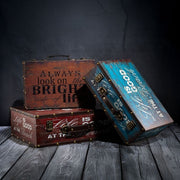 Storage Trunk boxes - Life is good at the beach Retro - eazy wagon