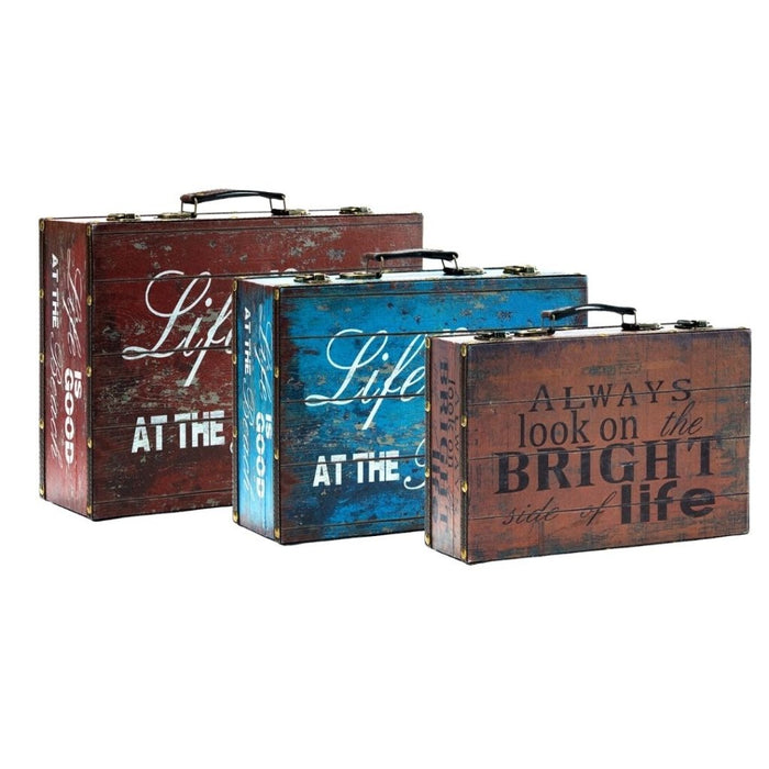 Storage Trunk boxes - Life is good at the beach Retro - eazy wagon