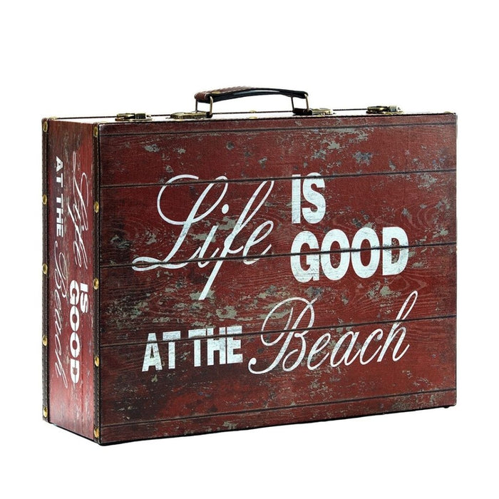 Storage Trunk boxes - Life is good at the beach Retro - eazy wagon