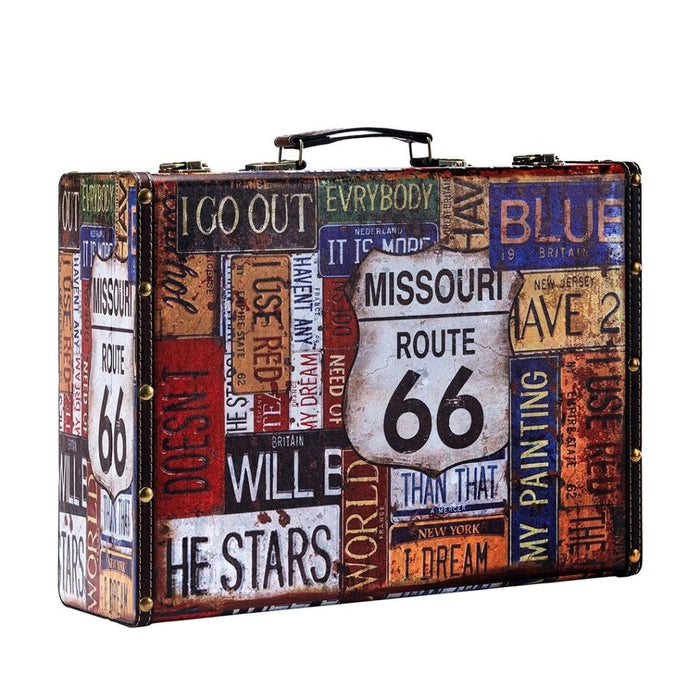66 Box Storage Trunk boxes - Route 66 number plates — eazy wagon