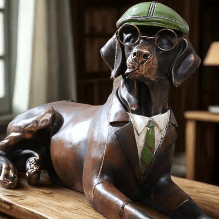 Table pieces - Dog watcher Figurine - eazy wagon