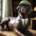 Table pieces - Dog watcher Figurine - eazy wagon