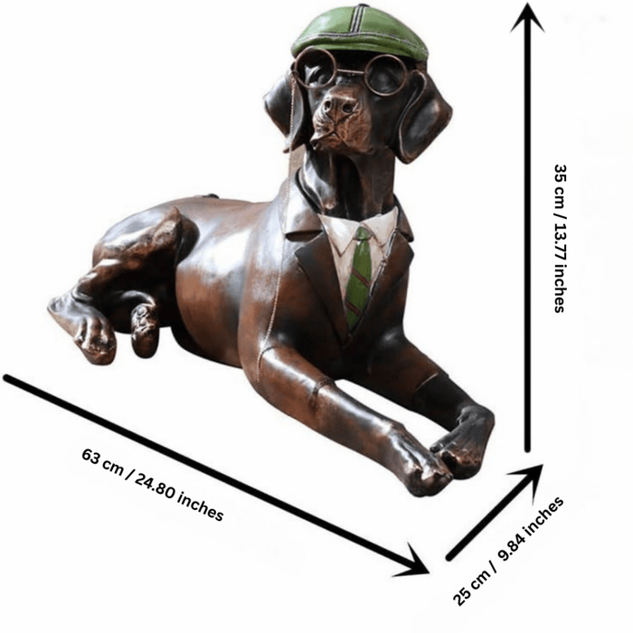 Table pieces - Dog watcher Figurine - eazy wagon