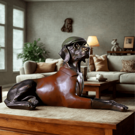 Table pieces - Dog watcher Figurine - eazy wagon