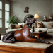 Table pieces - Dog watcher Figurine - eazy wagon