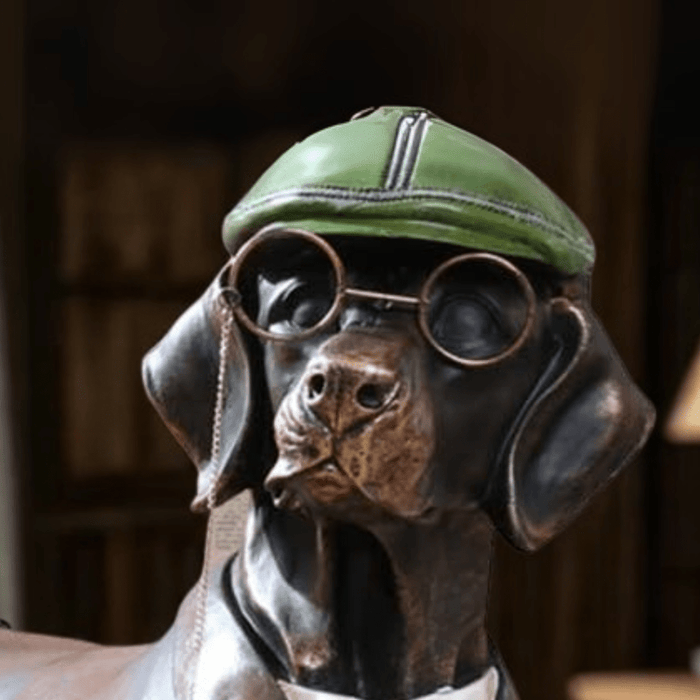 Table pieces - Dog watcher Figurine - eazy wagon