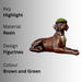 Table pieces - Dog watcher Figurine - eazy wagon