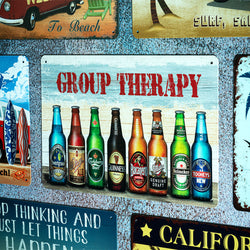 Number Plates Big wall sign - Group Therapy Bottles