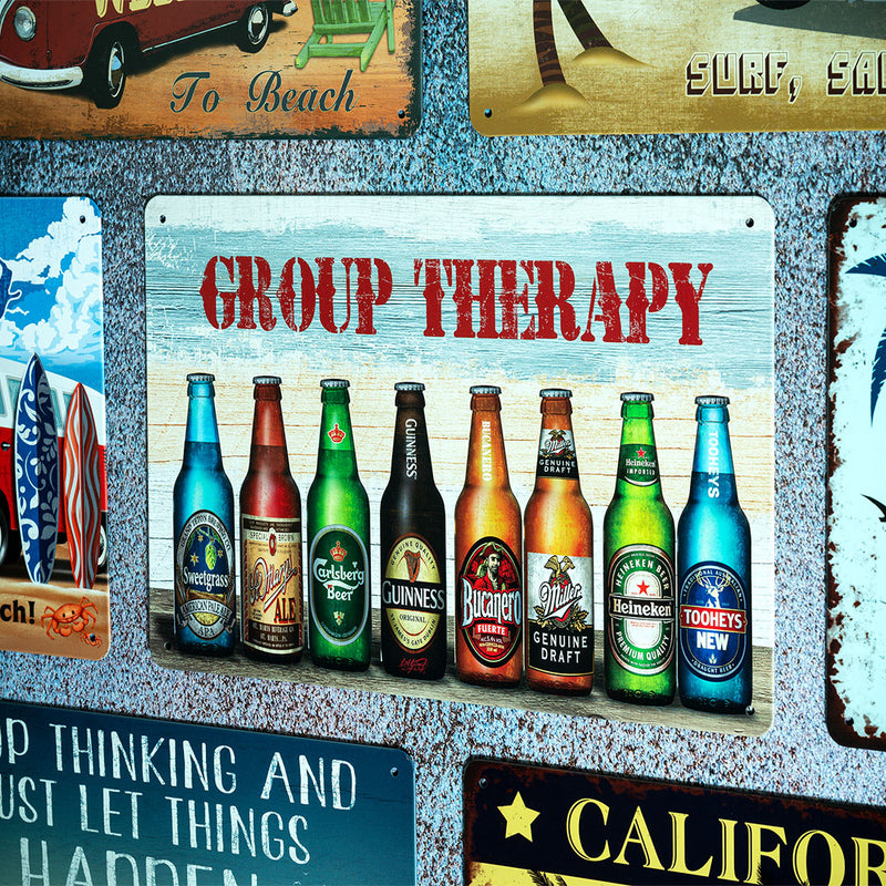 Number Plates Big wall sign - Group Therapy Bottles