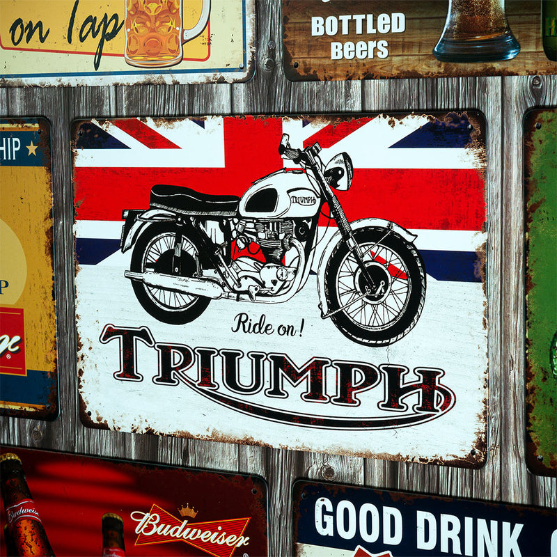 Number Plates Big wall sign - Triumph