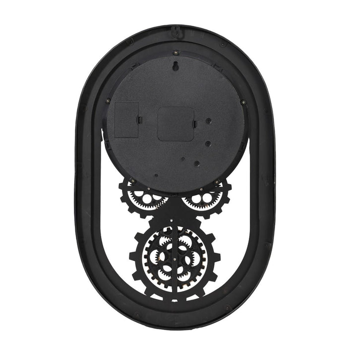Mechanical clock - Oval Black (Y763-23x15")