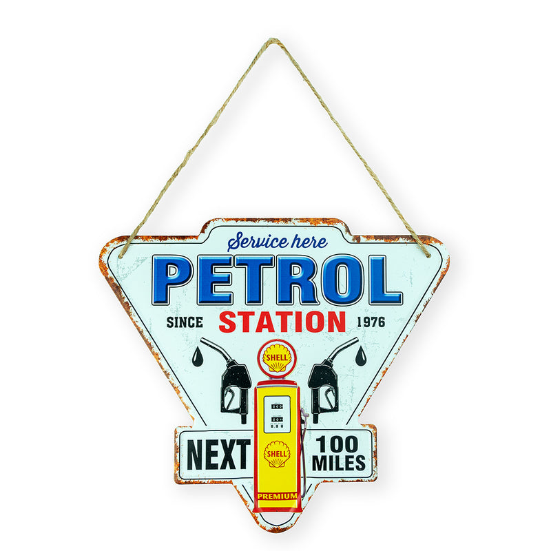 Metal Plates - Petrol Station