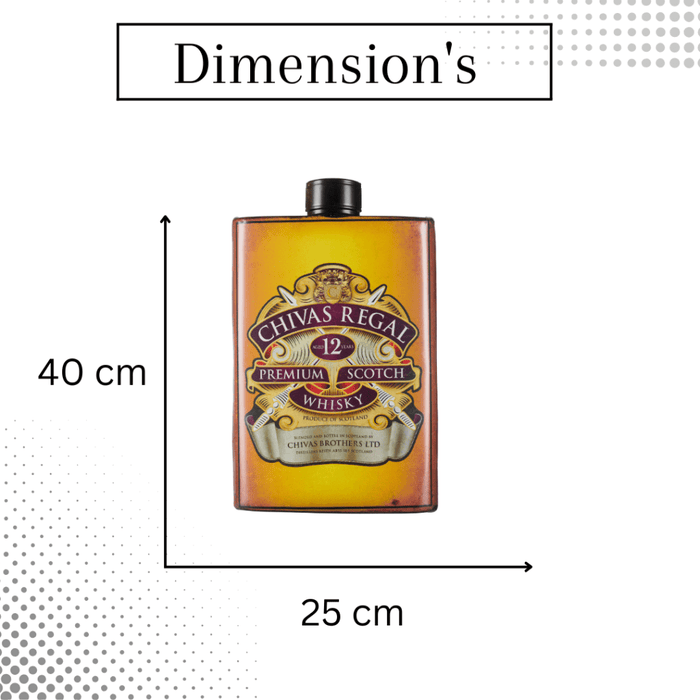 Whiskey Bottle Wall Decor - Chivas Regal - eazy wagon