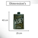 Whiskey Bottle Wall Decor - Scotland Original - eazy wagon